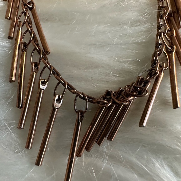 🧡10/$10 Paparazzi Copper Fringe Necklace - Picture 2 of 5